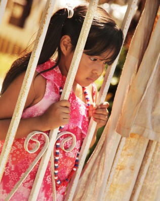 LittleGirlLookingOn